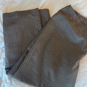 Le Suit Taupe Pinstripe Pants